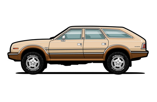 AMC Eagle Wagon & SX4 Decals
