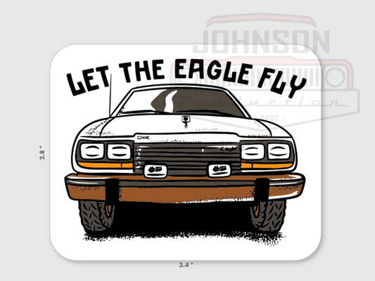 Let The Eagle Fly Decal